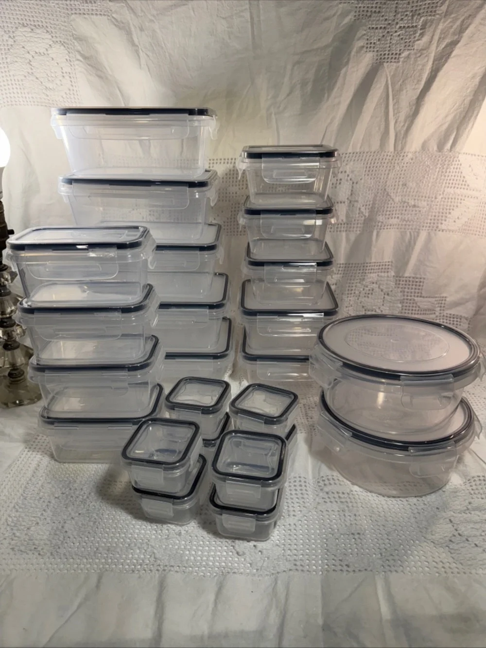 Plastic Storage Containers with snap lids